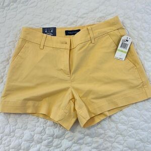 NWT Nautica Pale Yellow Short